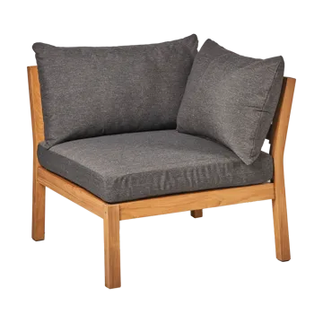 Stockaryd sofa module corner section teak/dark grey - 1898