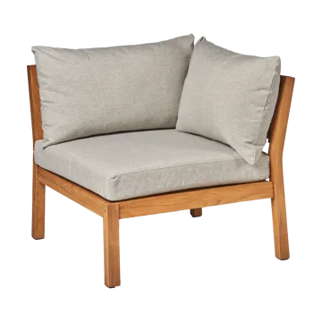 Stockaryd sofa module corner section teak/light grey - 1898