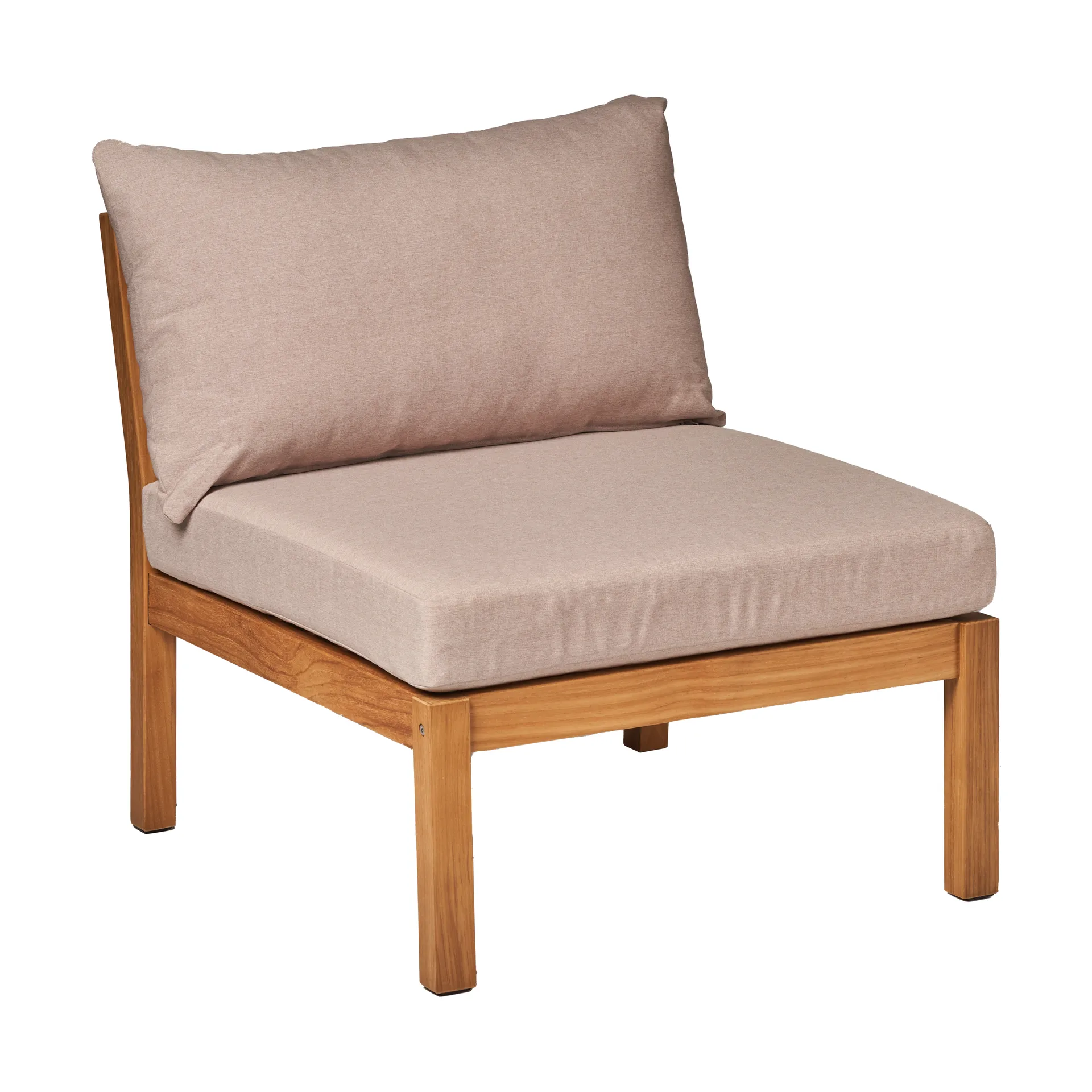 Stockaryd sofa module middle section teak/beige,  1898
