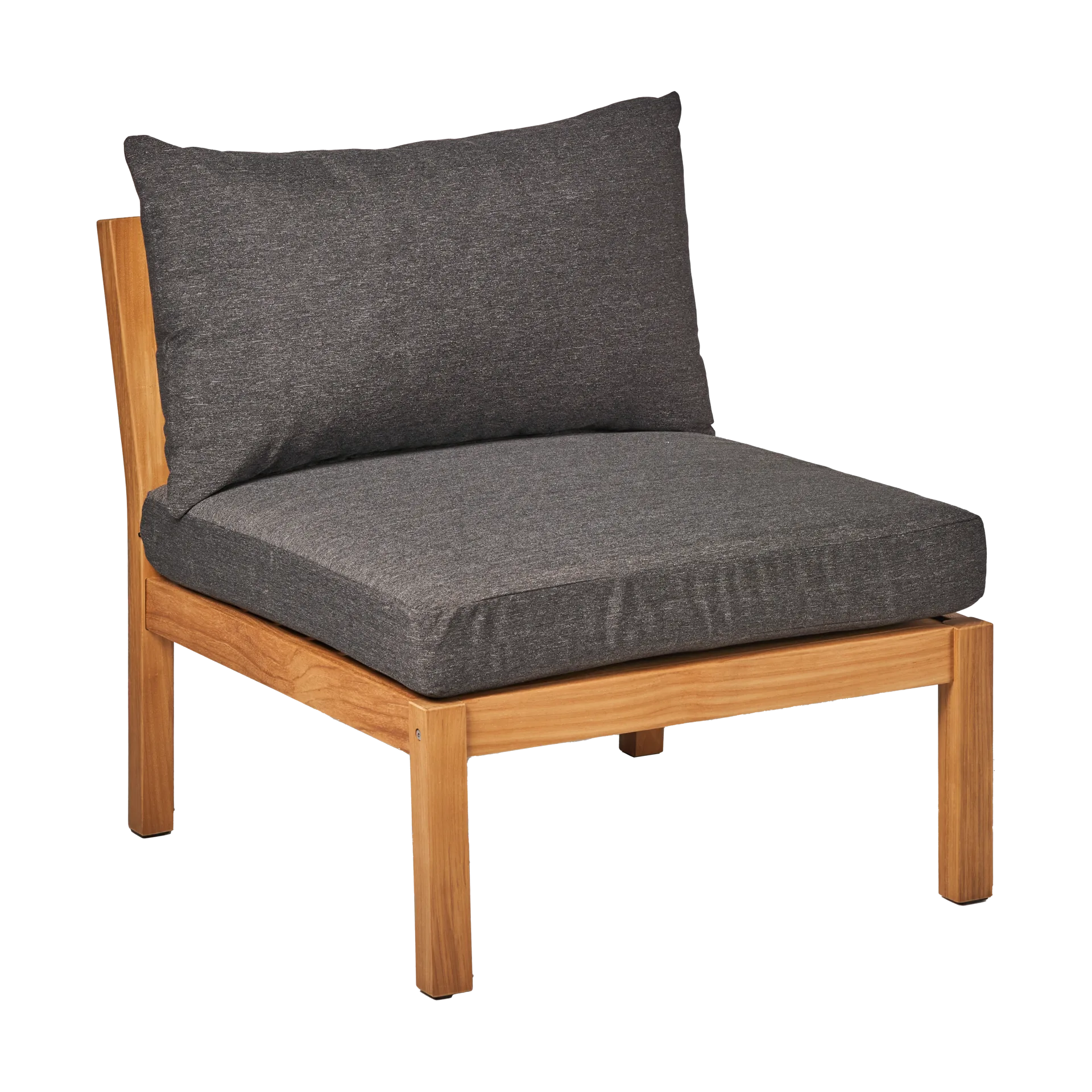Stockaryd sofa module middle section teak/dark grey 1898