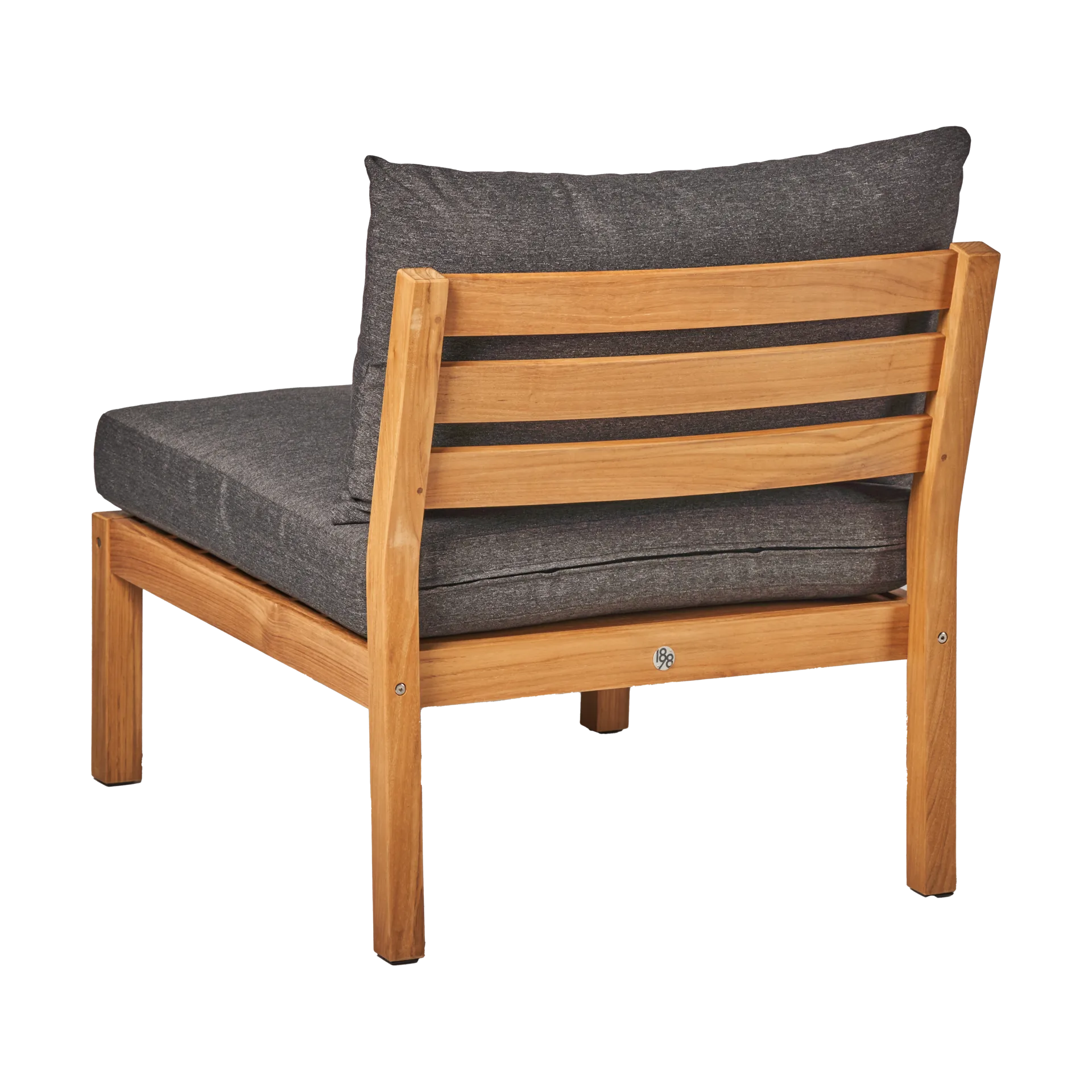 Stockaryd sofa module middle section teak/dark grey 1898