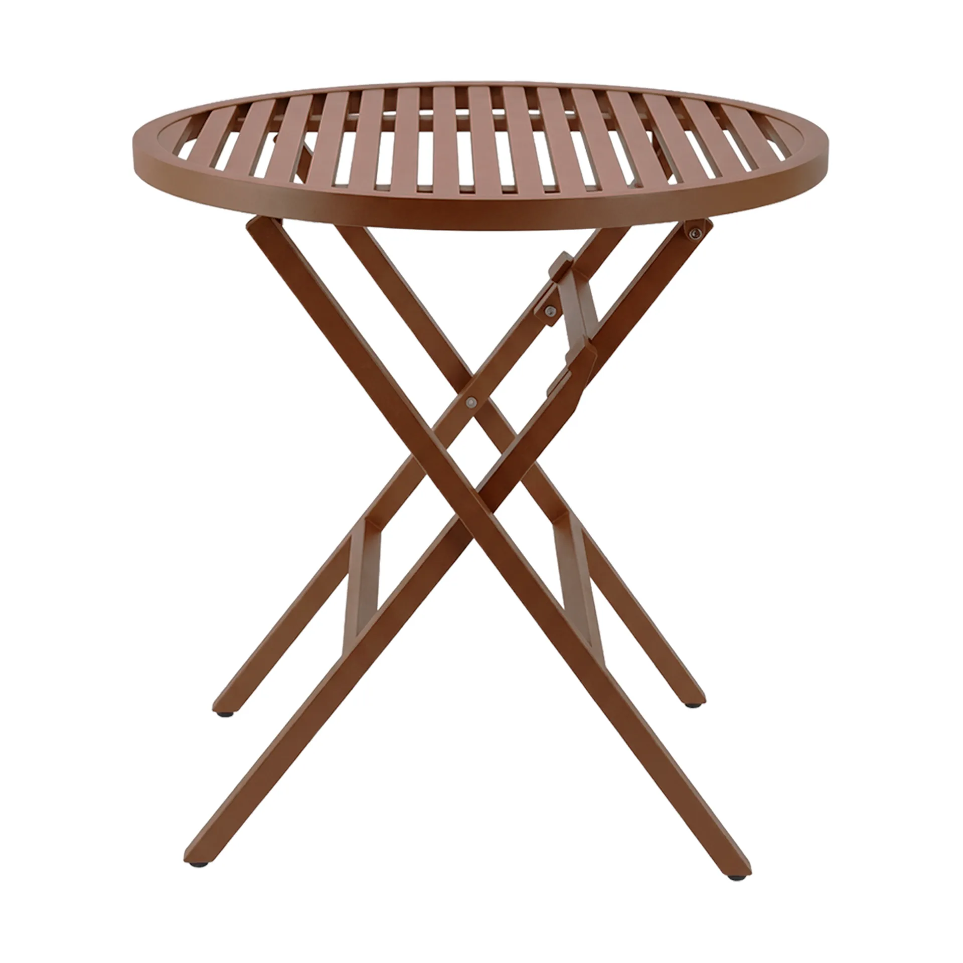 Verona café table, Burnt red, Ø72 cm 1898