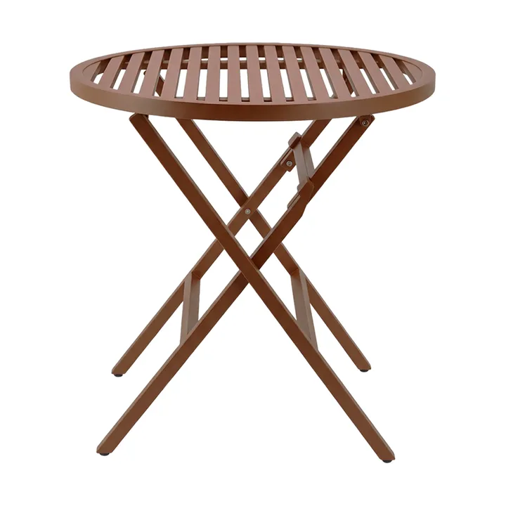 Verona café table - Burnt red, Ø72 cm - 1898