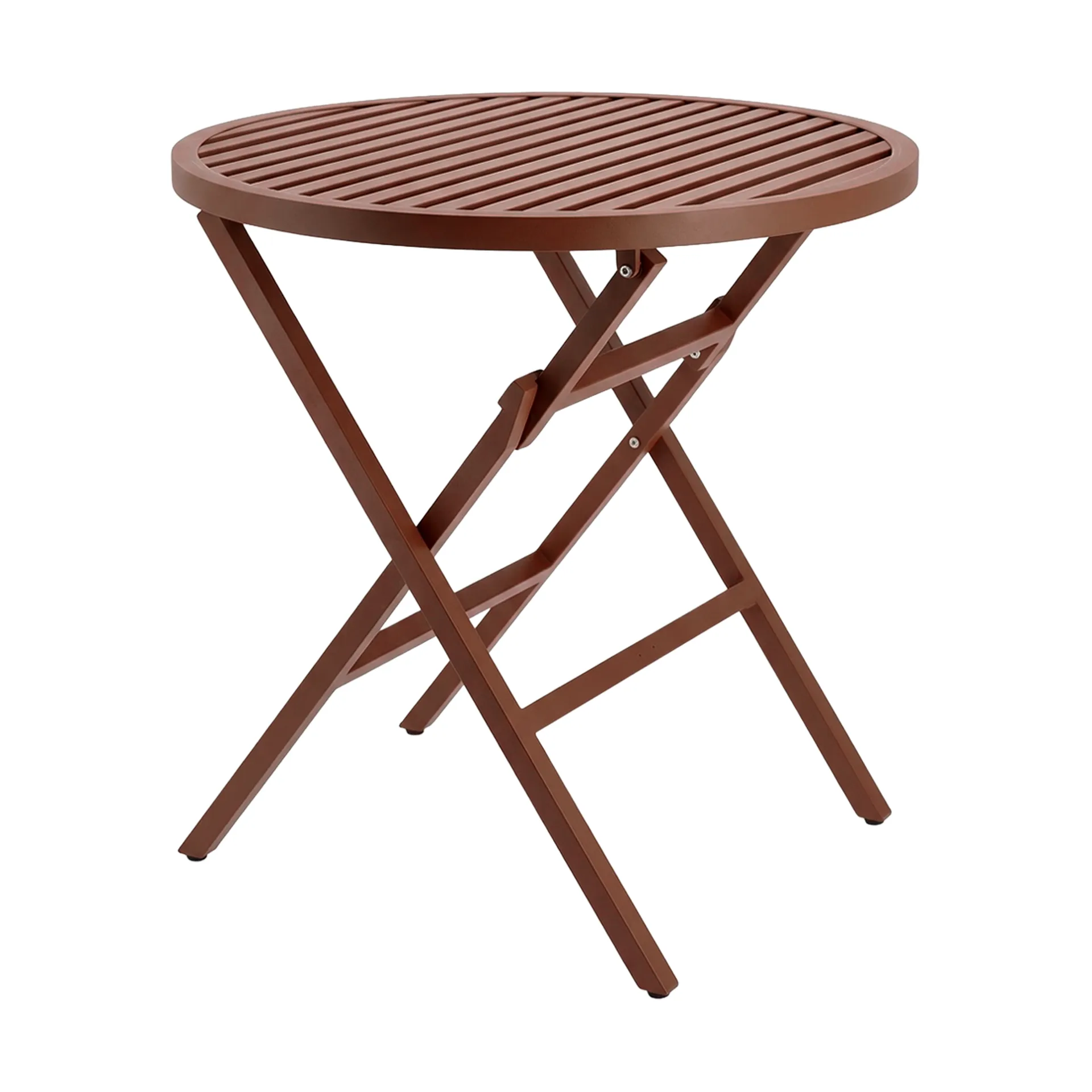 Verona café table, Burnt red, Ø72 cm 1898