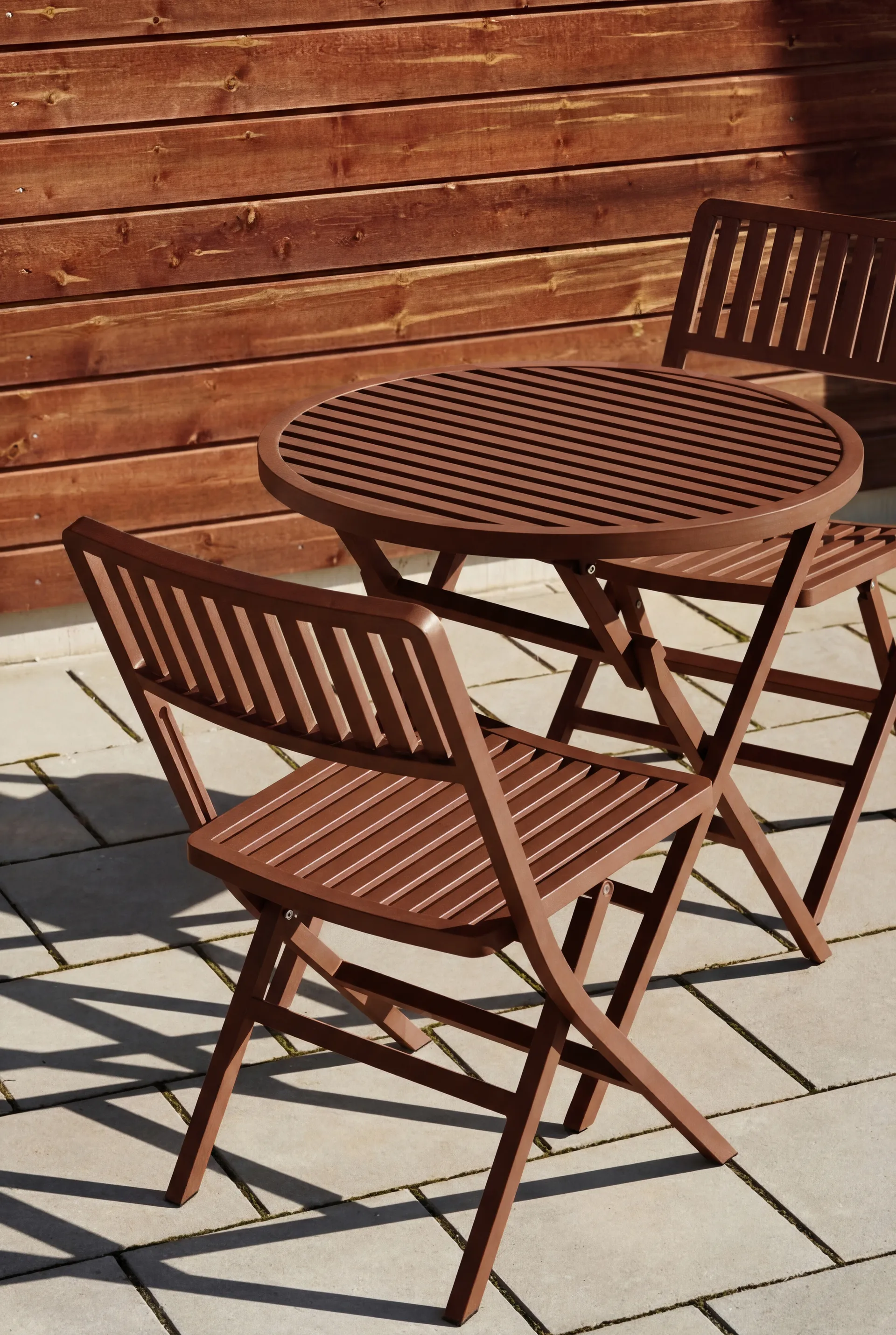 Verona folding chair, Burnt red 1898
