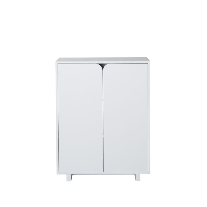 Vidja cabinet - White lack. low. coated doors - 1898