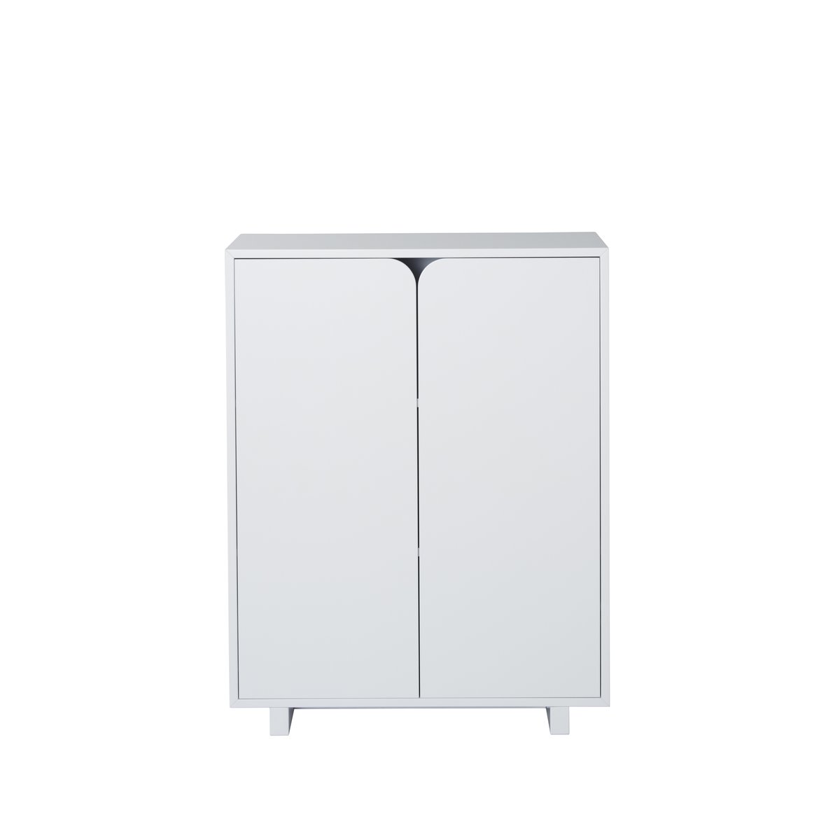 1898 Vidja cabinet White lack. low. coated doors | Scandinavian Design | Display & glass cabinets | White