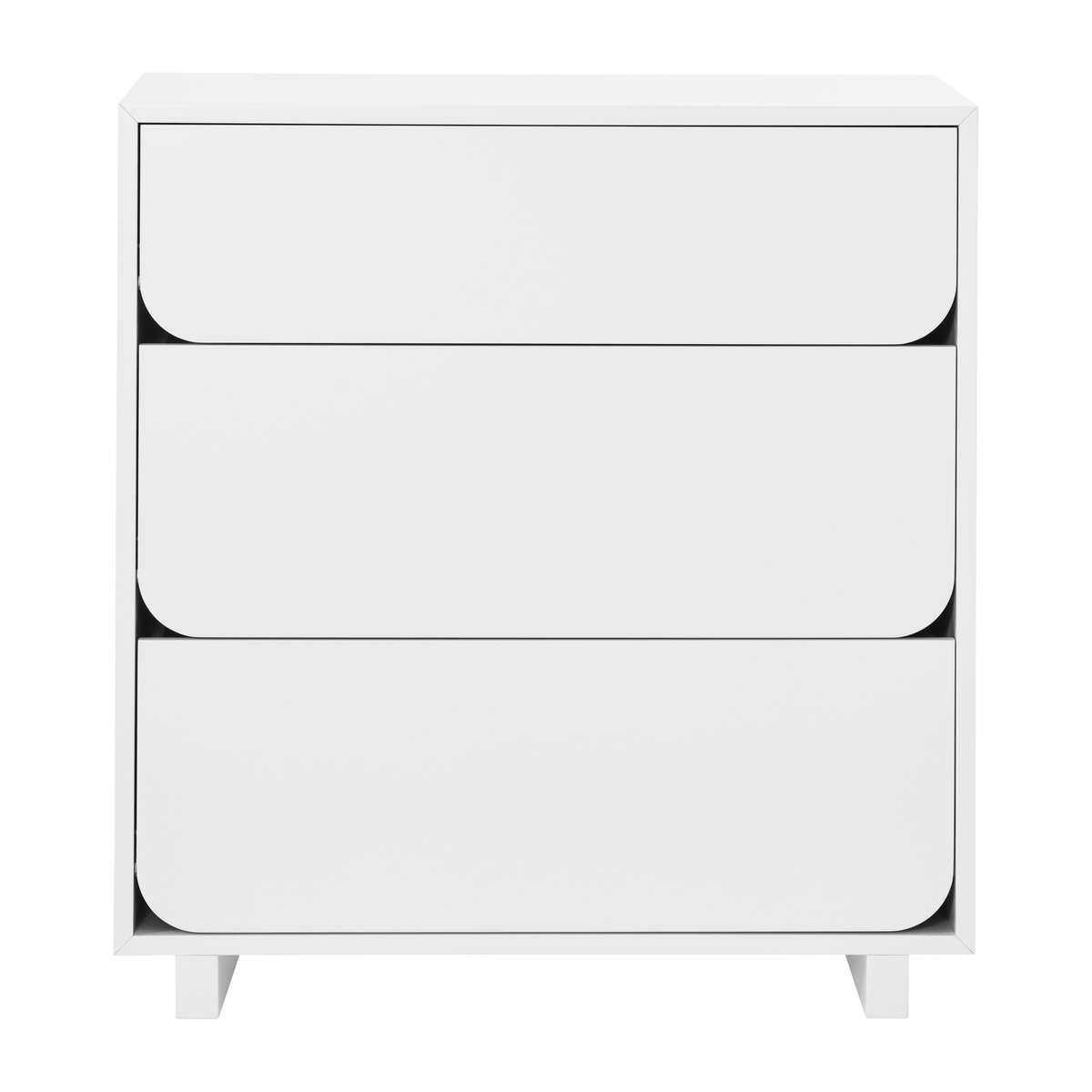 1898 Vidja draws- low 3 draws White | Scandinavian Design | White