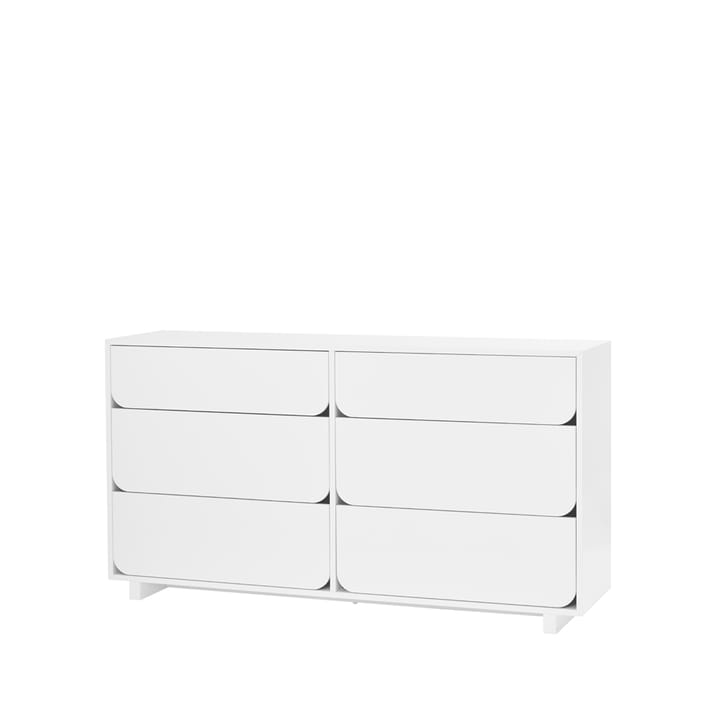 Vidja Dubbel chest of draws, White lacq. 6 box 1898