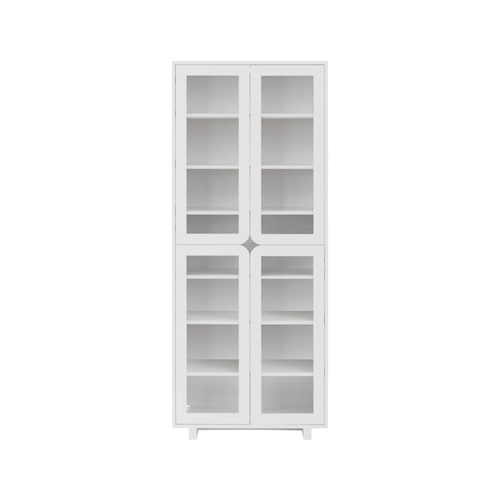 Vidja hight display cabinet - White lack - 1898