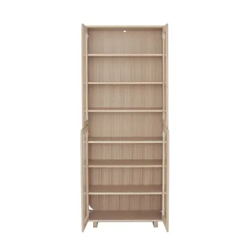 Vidja hight display cabinet - White pigmented oak - 1898