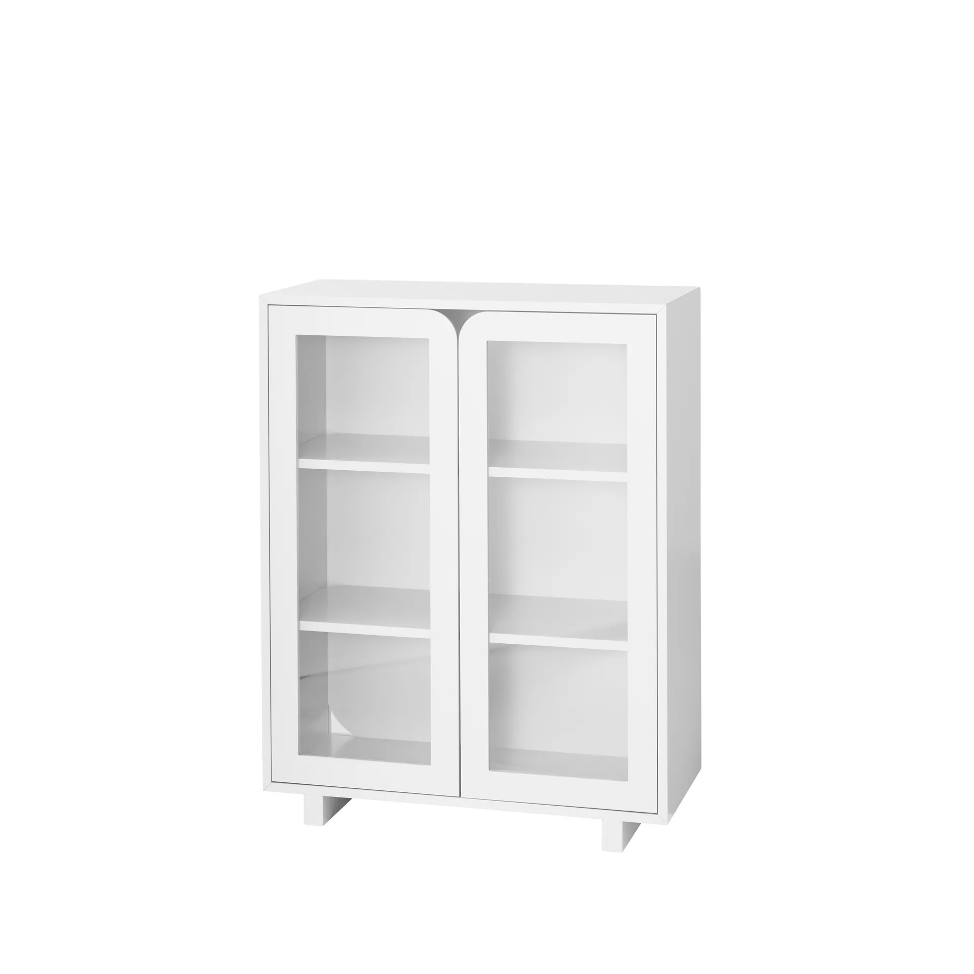 Vidja low display cabinet, White 1898