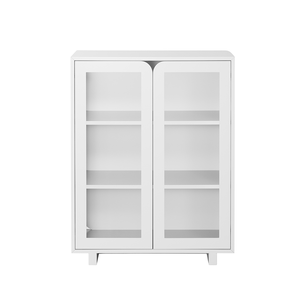 1898 Vidja low display cabinet White | Scandinavian Design | Display & glass cabinets | White