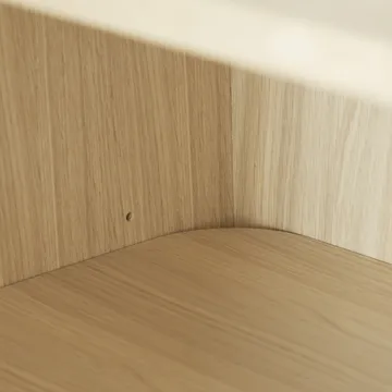 Vidja side table - White pigmented oak - 1898