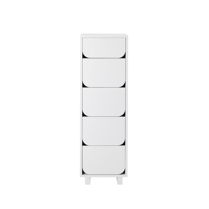 Vidja Smal chest of draws - White lacq. 5 box - 1898