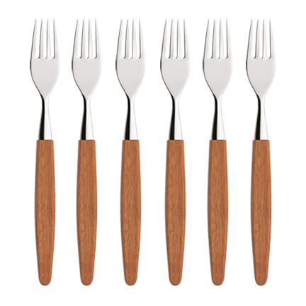 Skaugum fork 6-pack - Ecco Teak - Skaugum of Norway