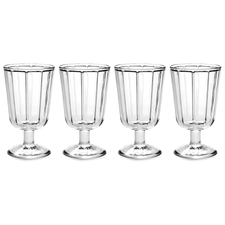 Surface red wine glass 23 cl 4-pack - clear - Serax