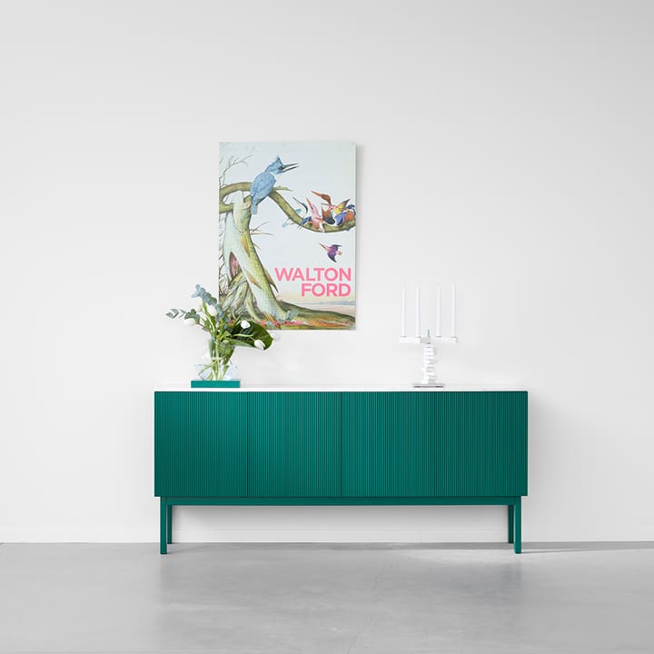 Beam side table, Light grey, stand in oiled oak A2