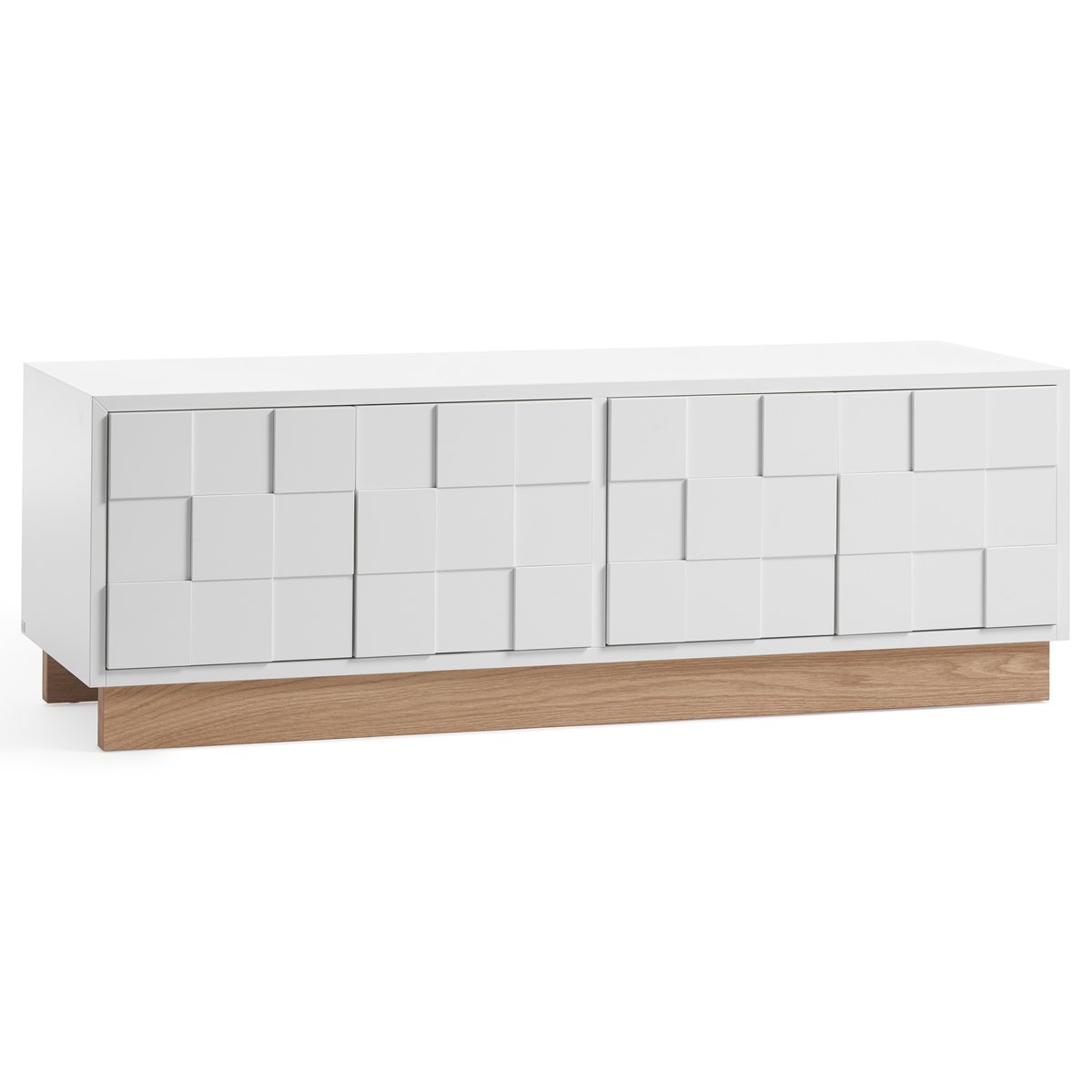 A2 Collect 2010 media bench White oiled oak | Scandinavian Design | T.V & media units | White