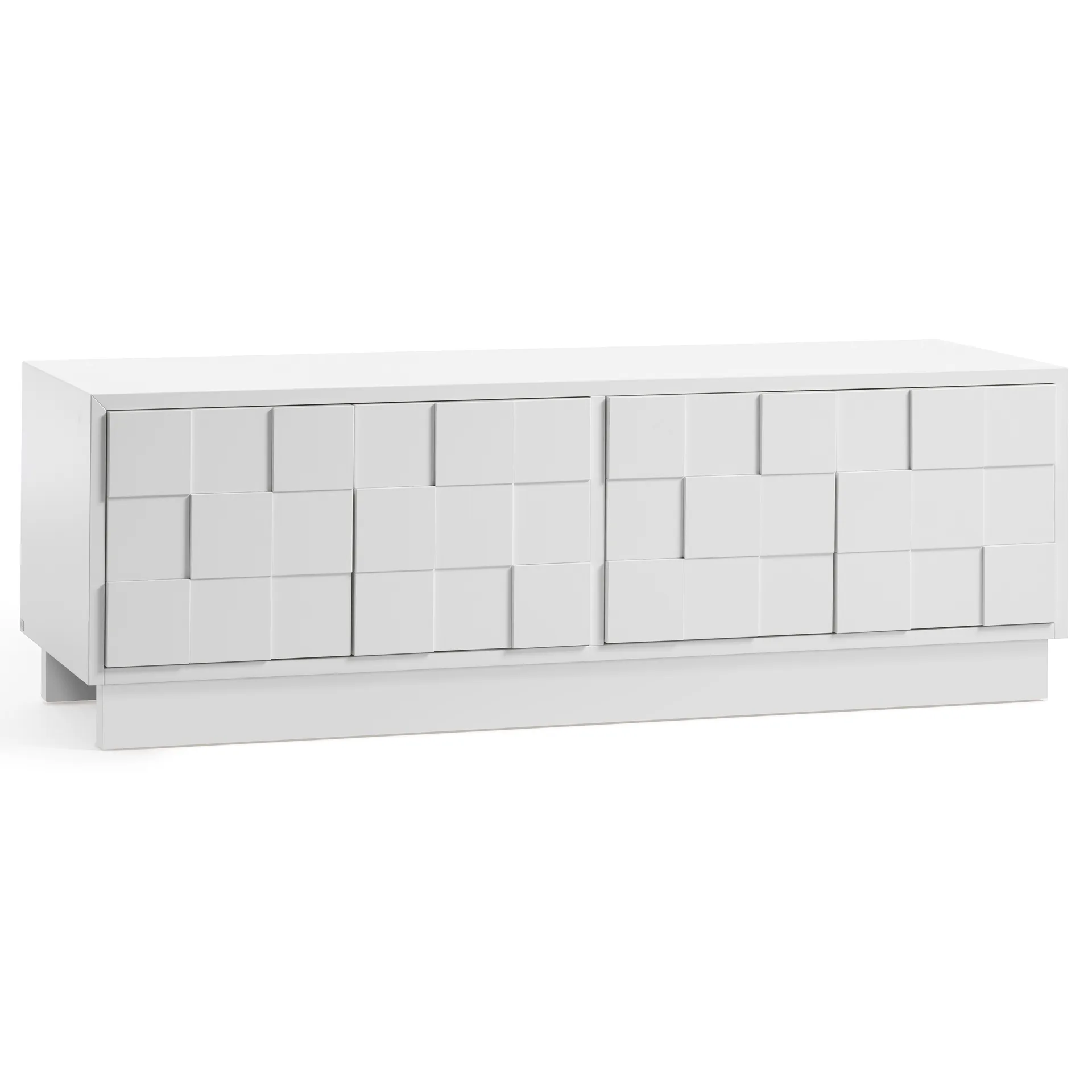 Collect 2010 media bench, White plinth A2