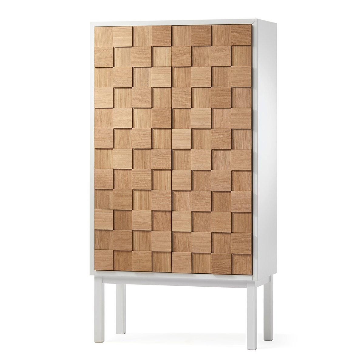 A2 Collect 2016 cabinet White oiled oak-white | Scandinavian Design | Display & glass cabinets | White