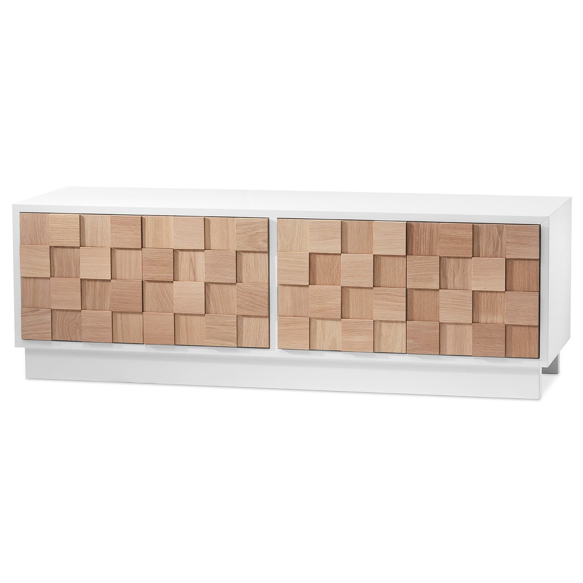 A2 Collect 2016 media bench White oiled oak-white | Scandinavian Design | T.V & media units | White