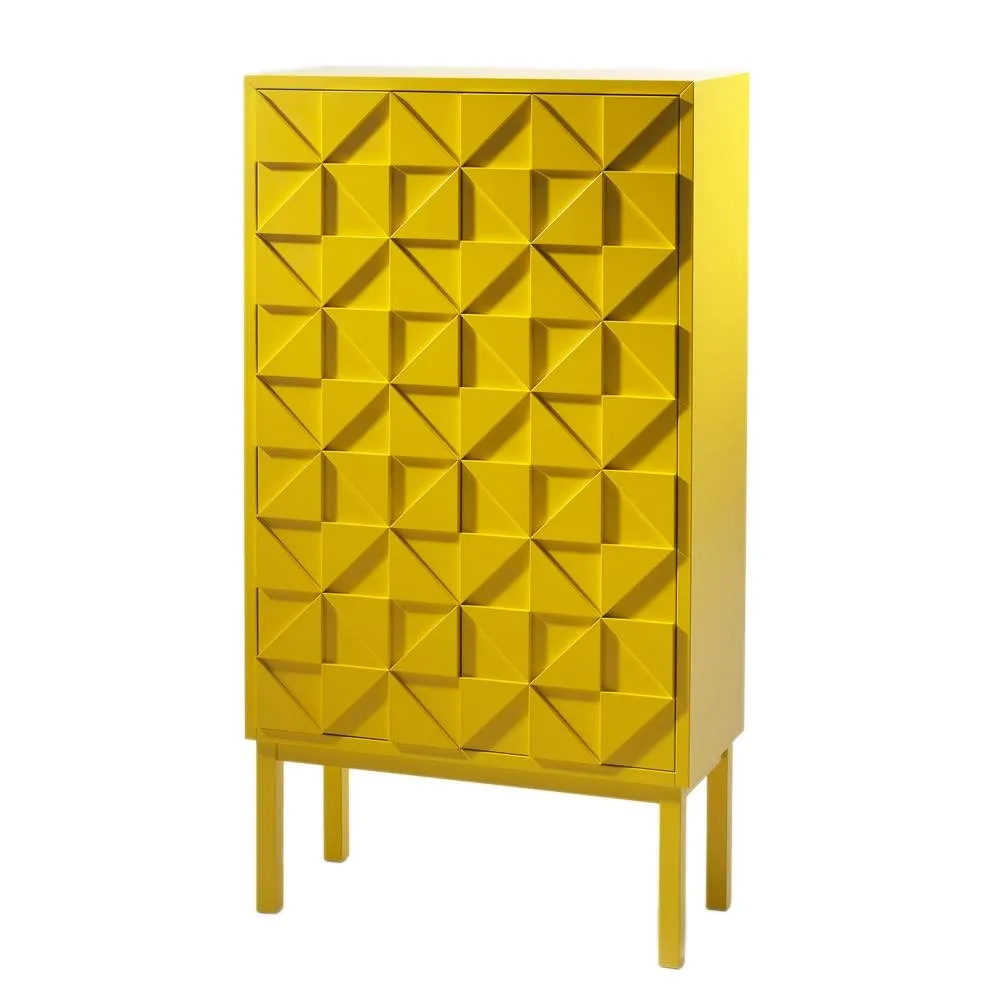 A2 Collect cabinet 2011 Yellow | Scandinavian Design | Display & glass cabinets | White