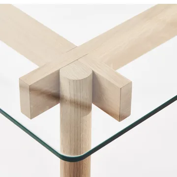 Corners dining table - Oak oil glass - A2