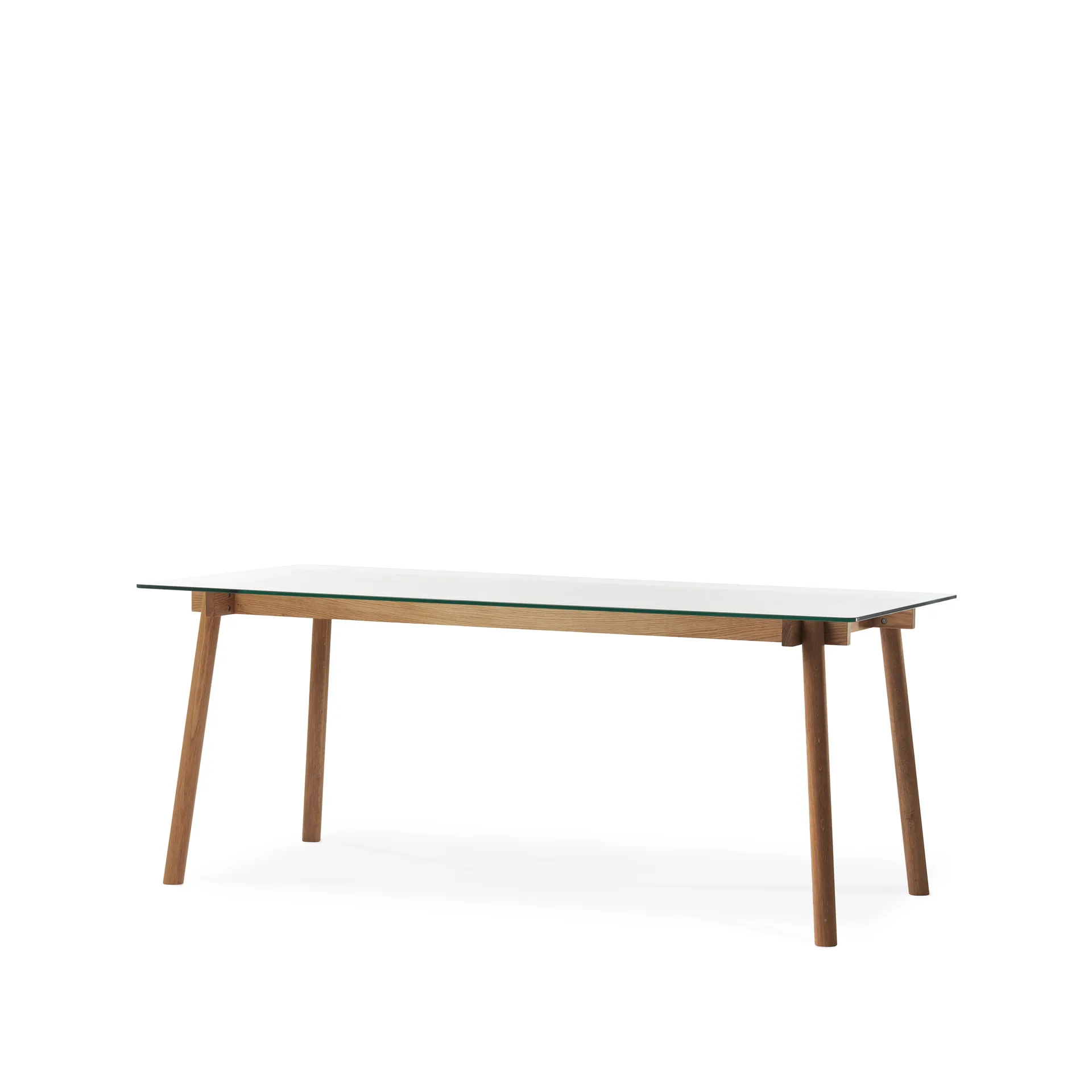 Corners dining table, Oak oil glass A2