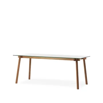 Corners dining table - Oak oil glass - A2