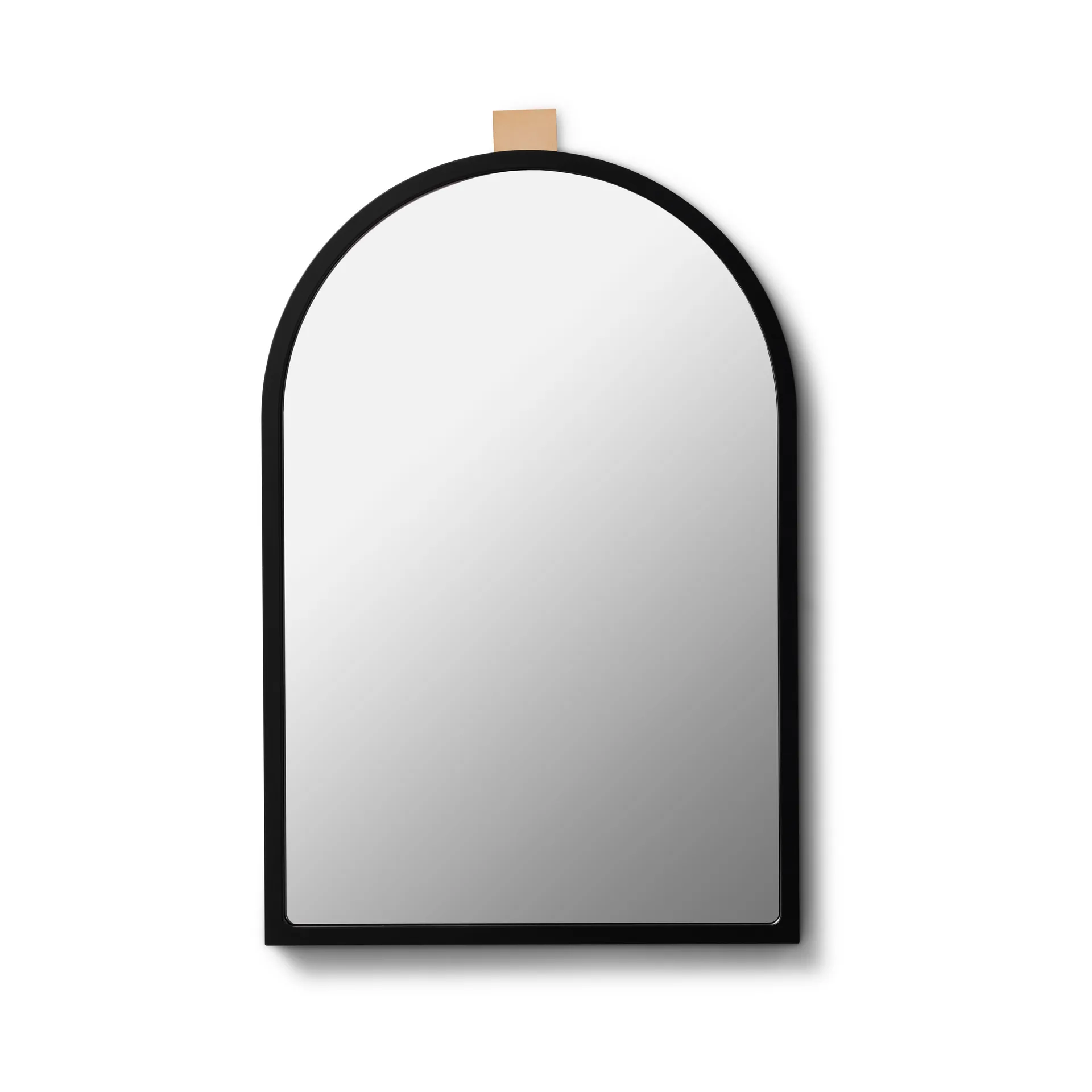 Echo wall mirror, Black, 43x63 cm A2