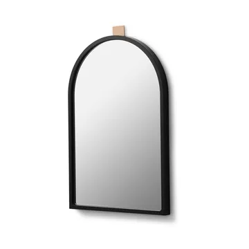 Echo wall mirror - Black, 43x63 cm - A2