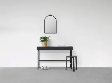 Echo wall mirror - Black, 43x63 cm - A2