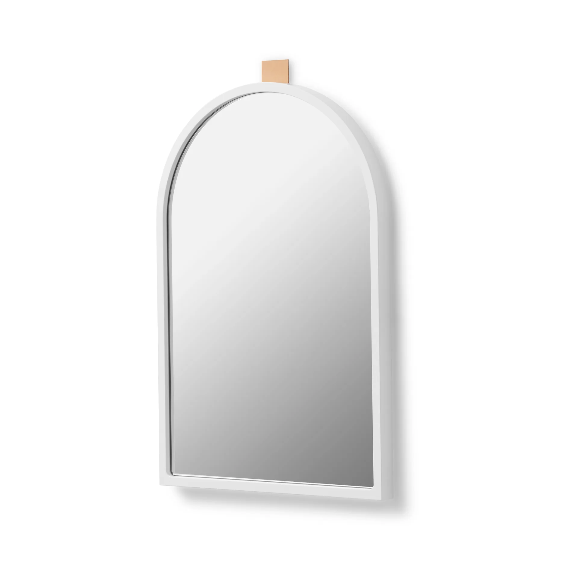 Echo wall mirror, White, 43x63 cm A2