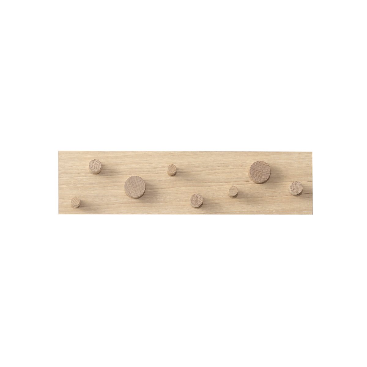 A2 Fellow hanger White-oiled oak | Scandinavian Design | Clothes hooks & hangers | Brown