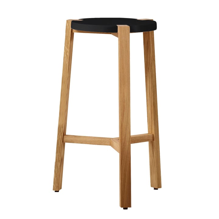 Happy bar stool low 66 - Black - A2