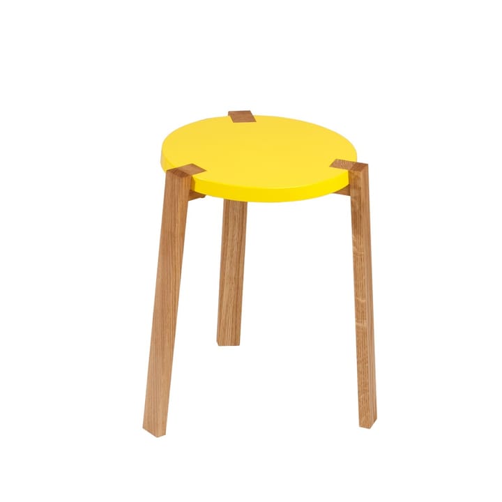 Happy Pall - Yellow, oak legs - A2