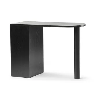 Hub desk - Black-stained oak, 100x73x43 cm - A2