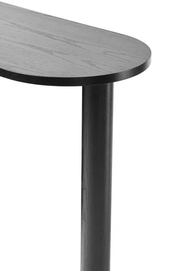 Hub desk - Black-stained oak, 100x73x43 cm - A2