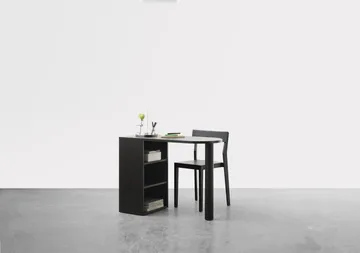 Hub desk - Black-stained oak, 100x73x43 cm - A2