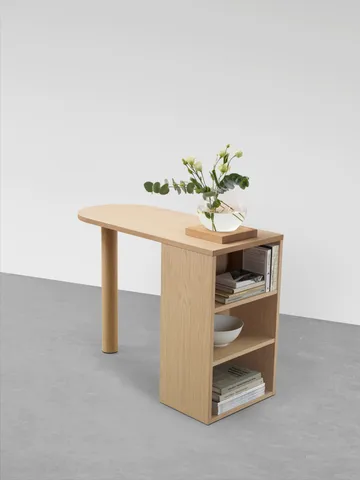 Hub desk - White-oiled oak, 100x73x43 cm - A2