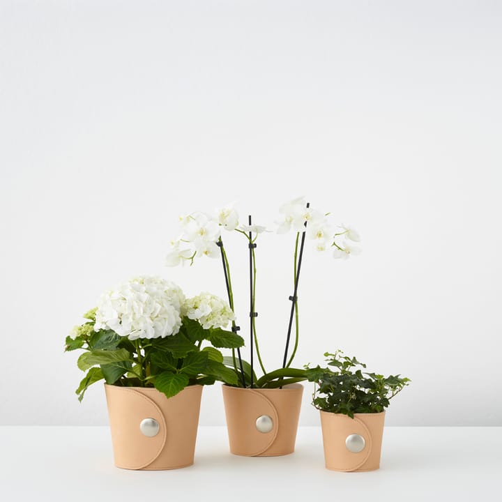 Hug flower pot - Light brown, h.17 cm Ø20 cm - A2