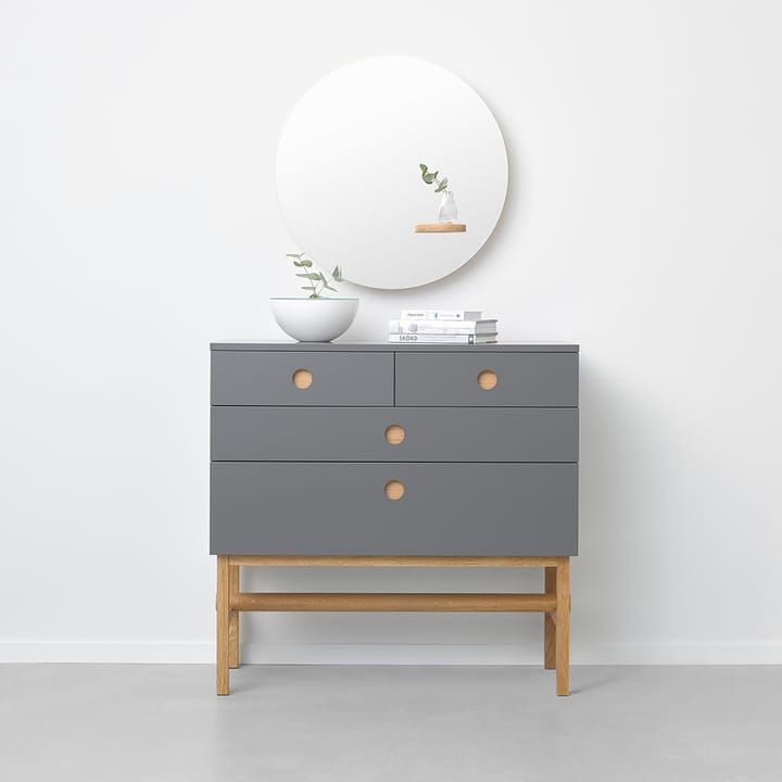 Keep dresser - Grey, white oiled oak legs - A2