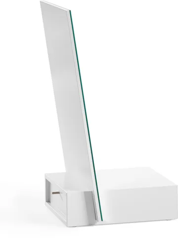 Me table mirror with storage - White, 34x57x30 cm - A2