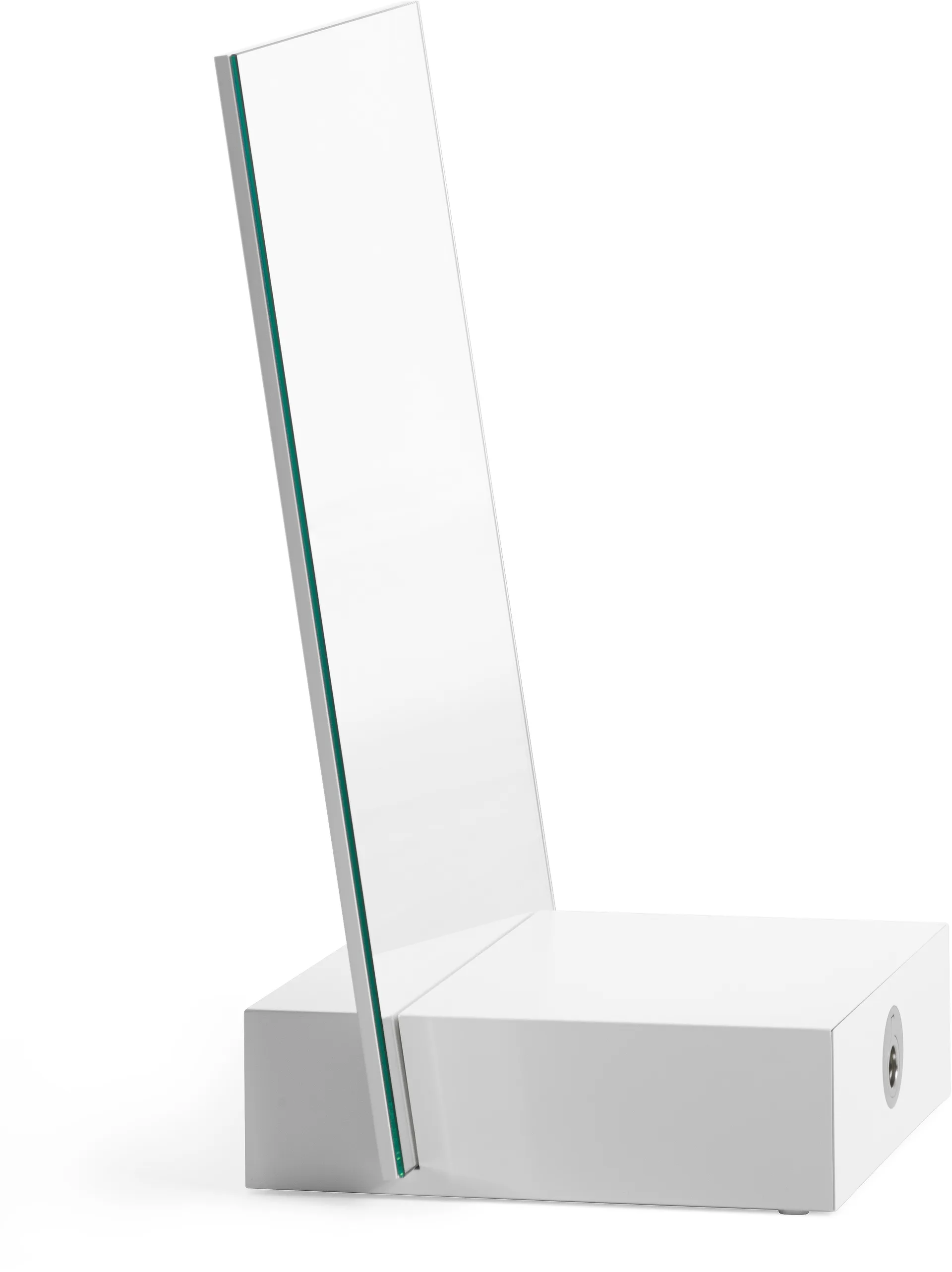 Me table mirror with storage, White, 34x57x30 cm A2