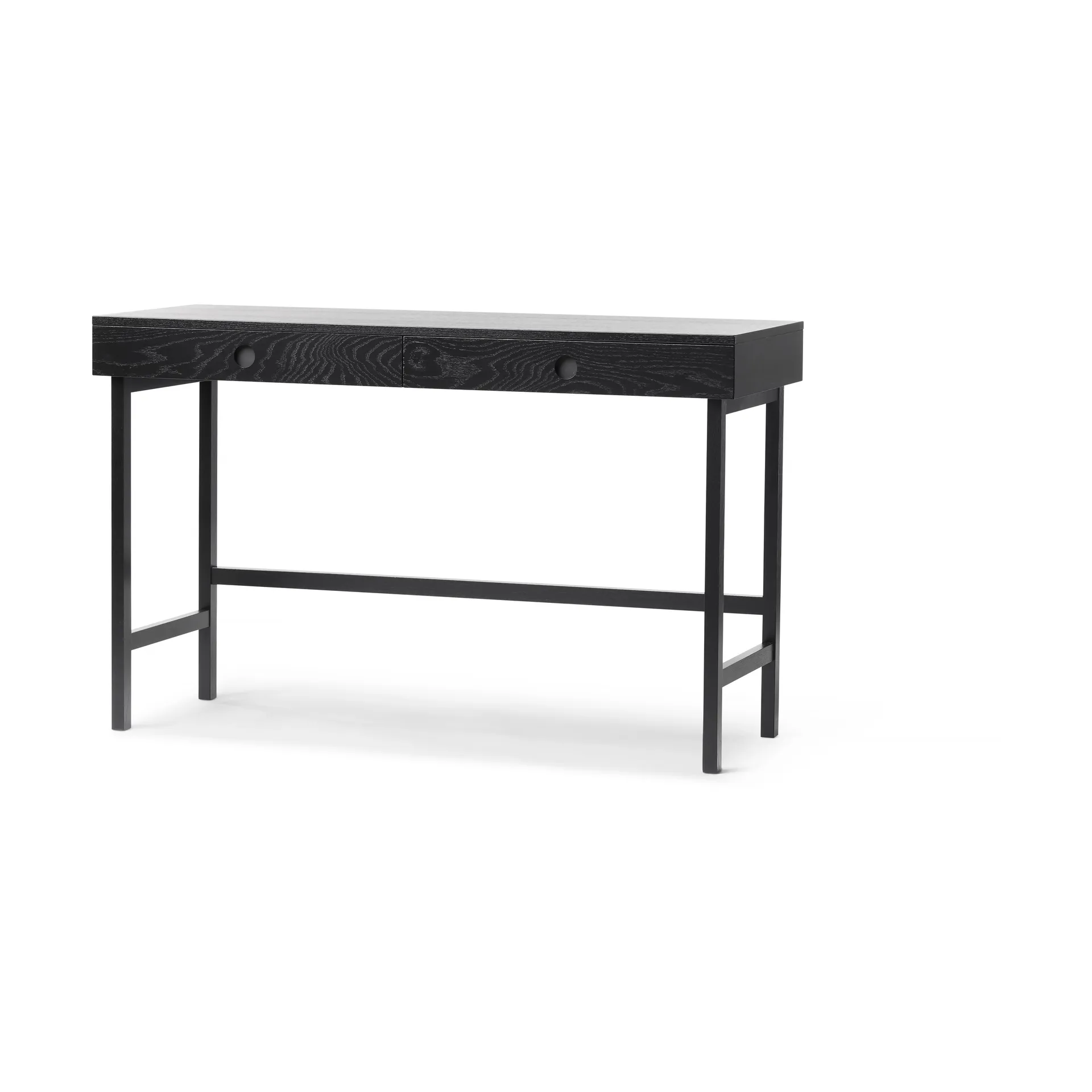 Mind desk, Black-stained oak, 118x74x44 cm A2