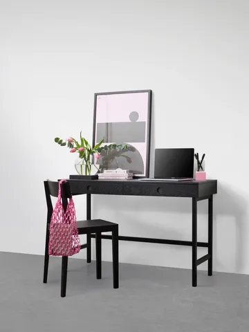 Mind desk - Black-stained oak, 118x74x44 cm - A2