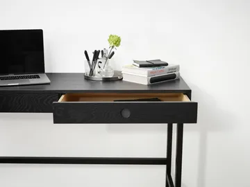 Mind desk - Black-stained oak, 118x74x44 cm - A2