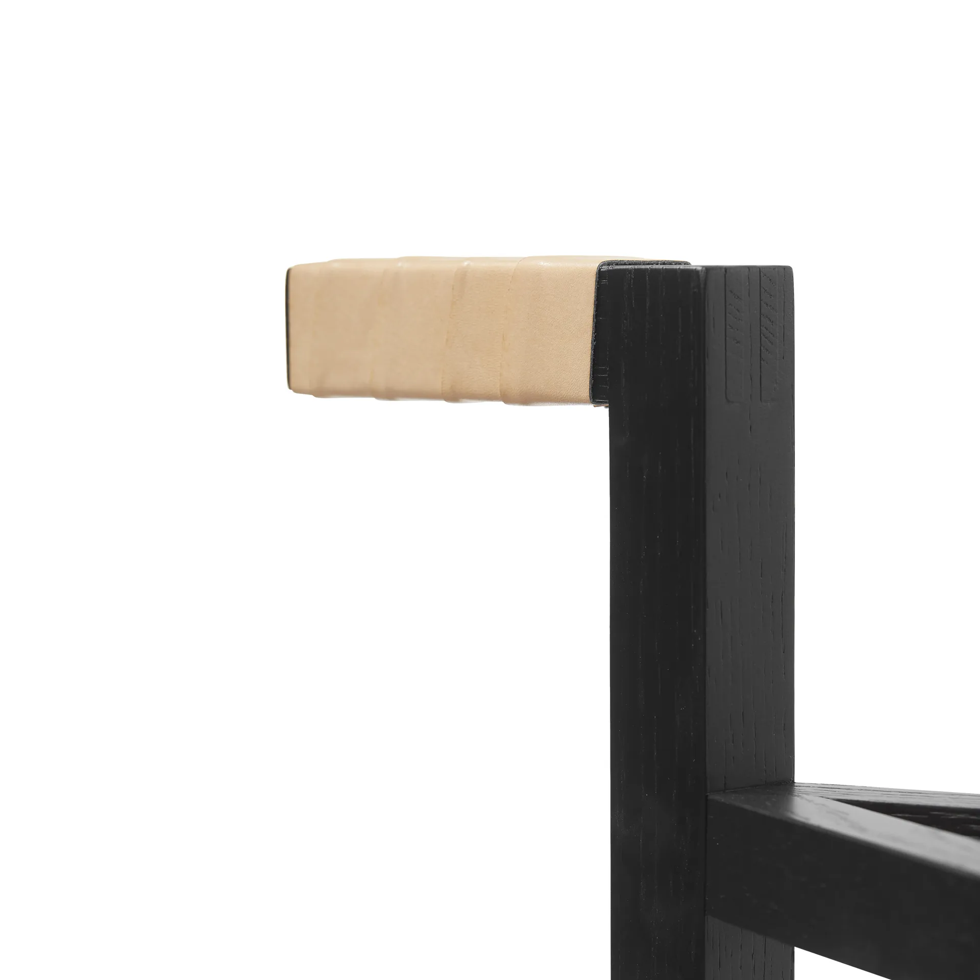 Move serving trolley, Black stained oak, big, marble marquina, glass A2