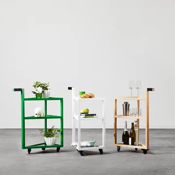 Move serving trolley - green - A2
